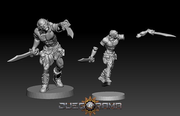 SET 5 Heroes "The Adventurers" en 32mm - Image 9